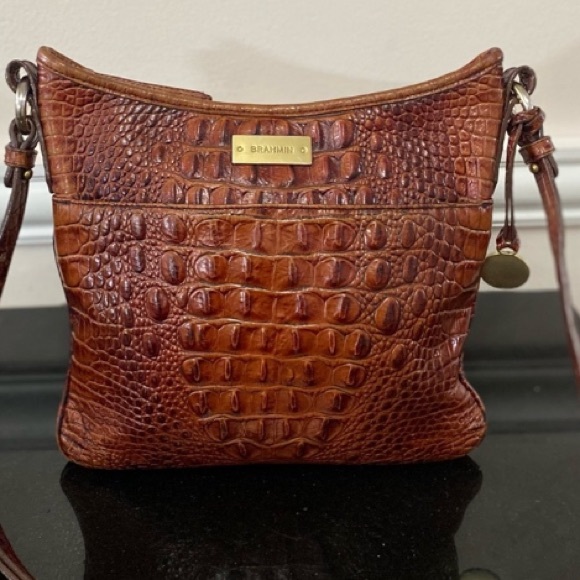 Brahmin Jody Melbourne Croc Embossed Crossbody bag - Picture 3 of 13